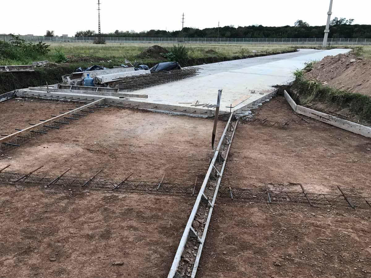 Pavimentos de hormigón para las calles del Parque