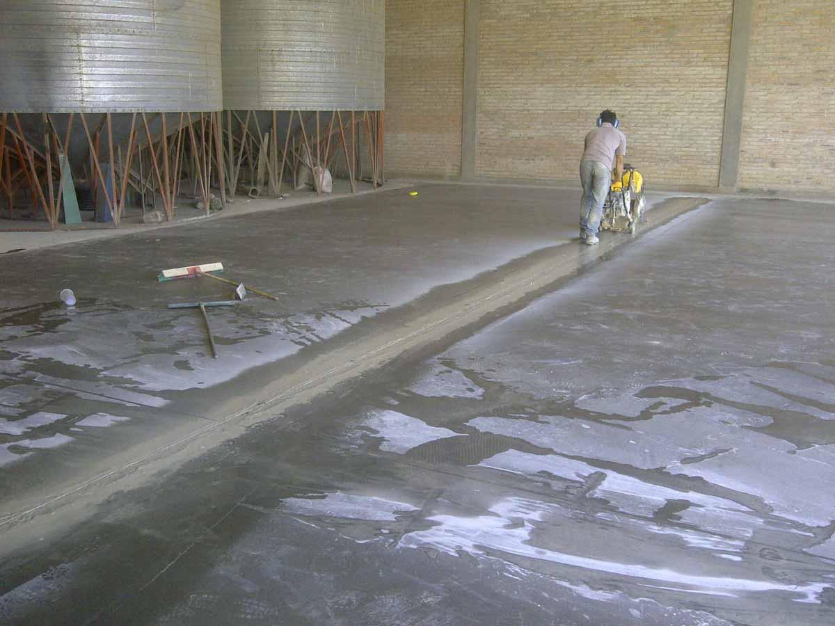Pisos industriales para la planta de acopio de legumbres