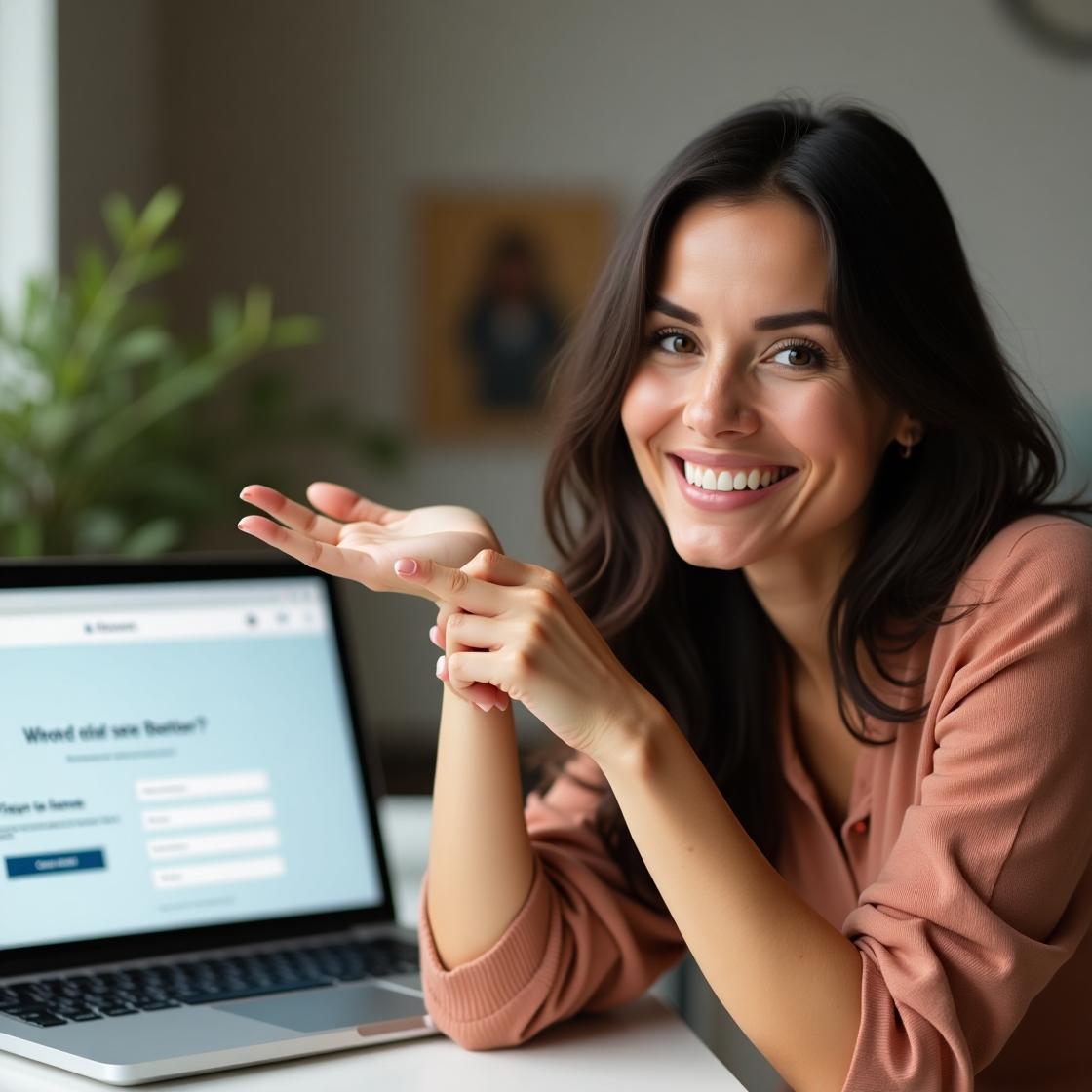 mujer esperando ser consultada