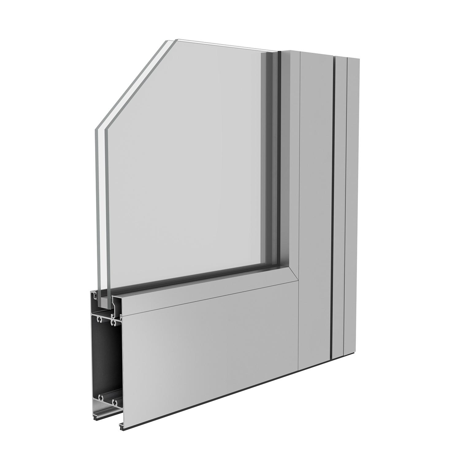 Sistema puerta de rebatir A40 de Aluar
