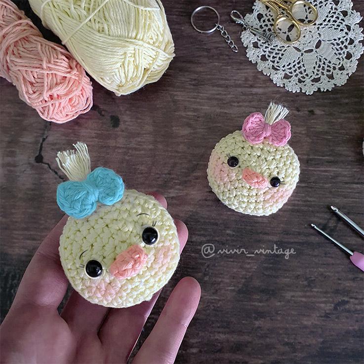 Como tejer en crochet un pequeño pato // Incluye patrón gratis y fototutorial (Amigurumis)