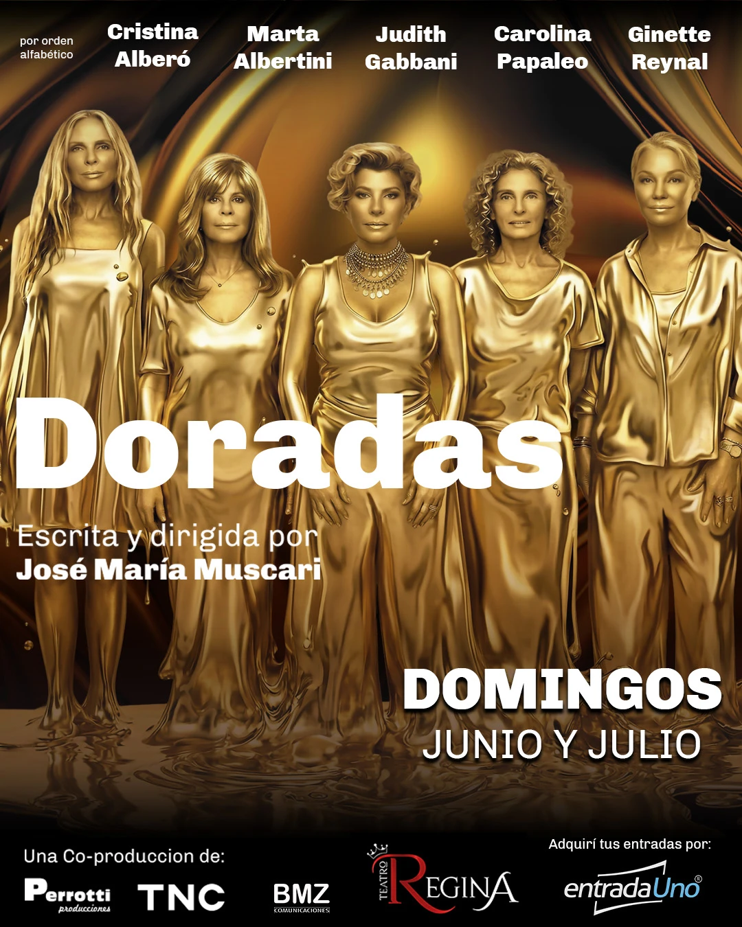 "DORADAS", DE JOSÉ MARÍA MUSCARI TRIUNFA AHORA EN EL TEATRO REGINA