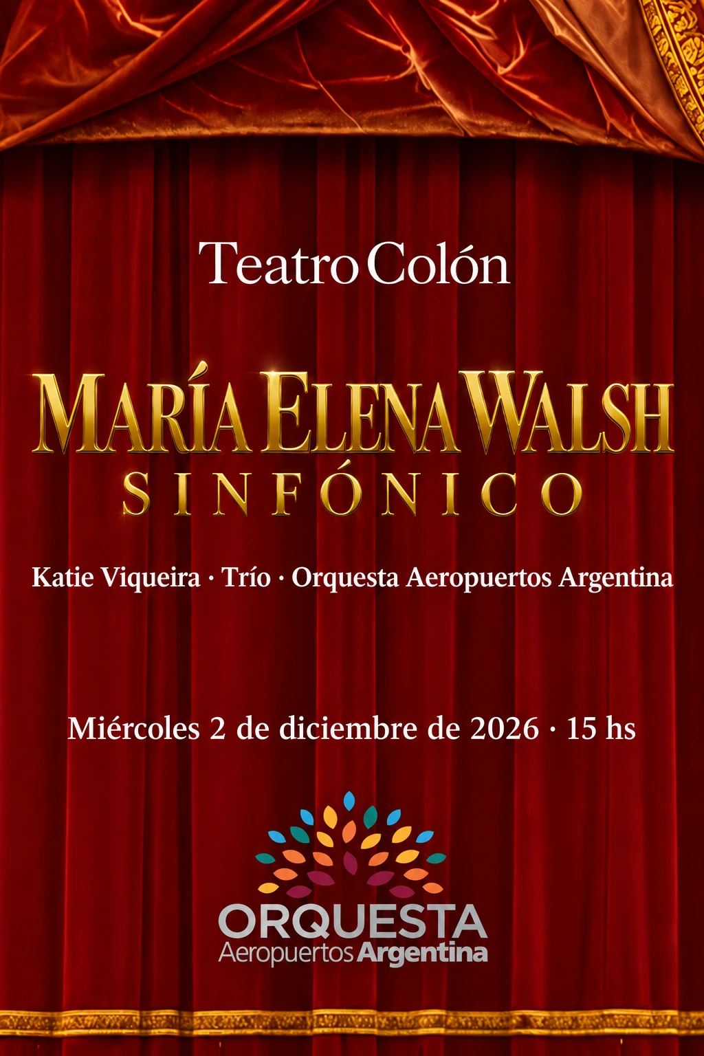 María Elena Walsh Sinfónico en el Teatro Colón