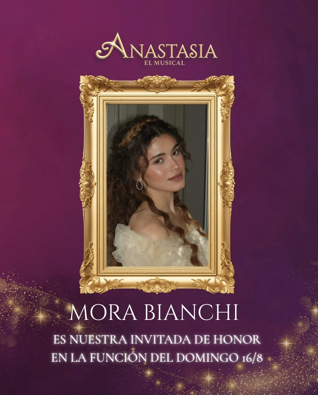 Mora Bianchi visita a Anastasia el día de las infancias en Anastasia