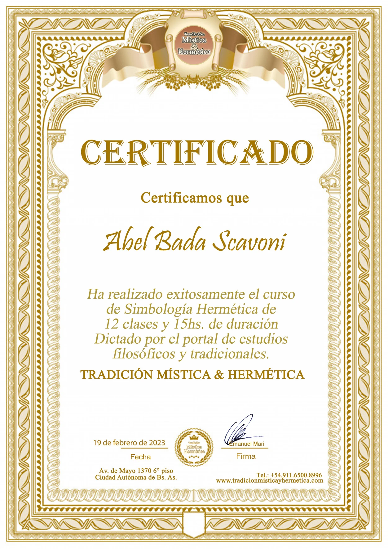 certificadoAbelBADASCAVONIsimbolgia.webp