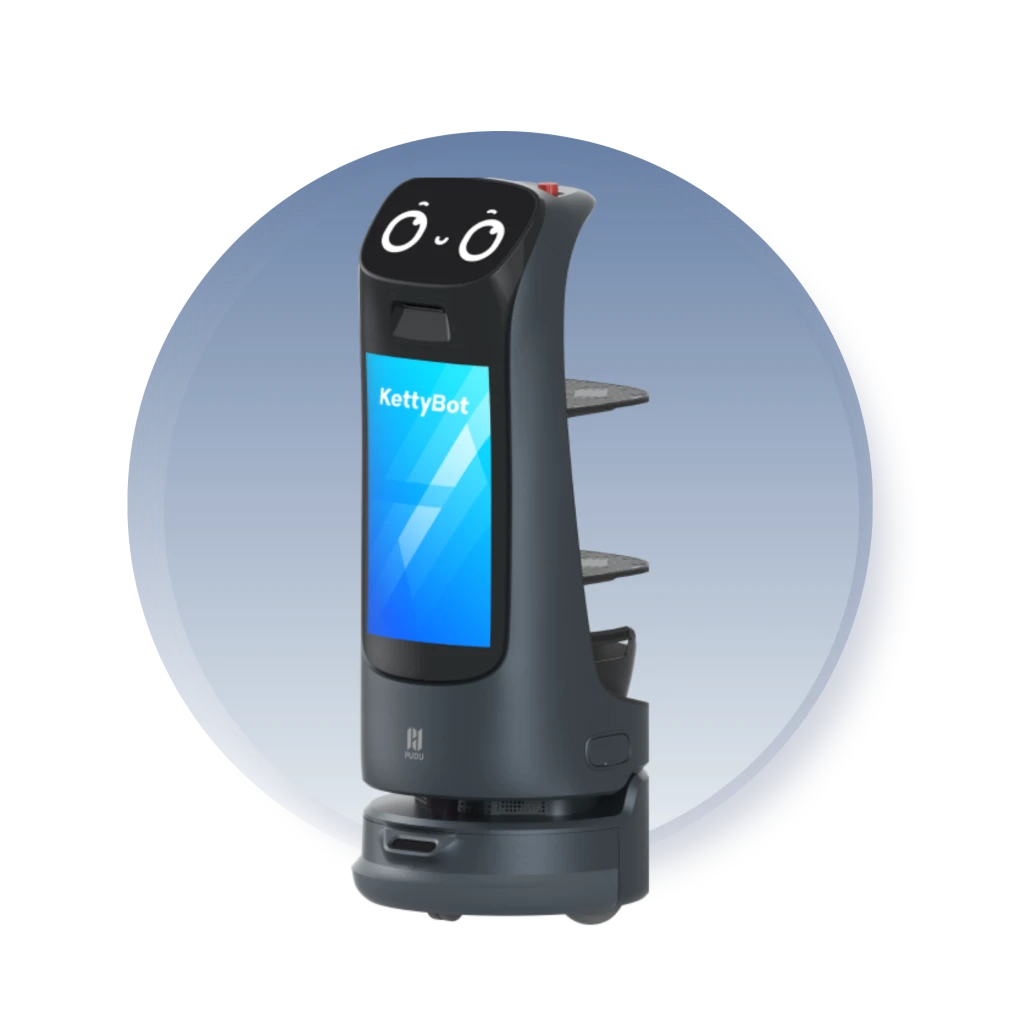 Kettybot Pro robot de entrega y promoción