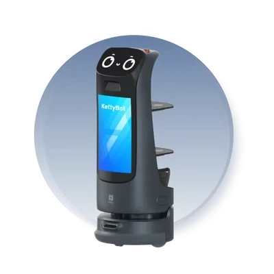 Kettybot Pro robot de entrega y promoción