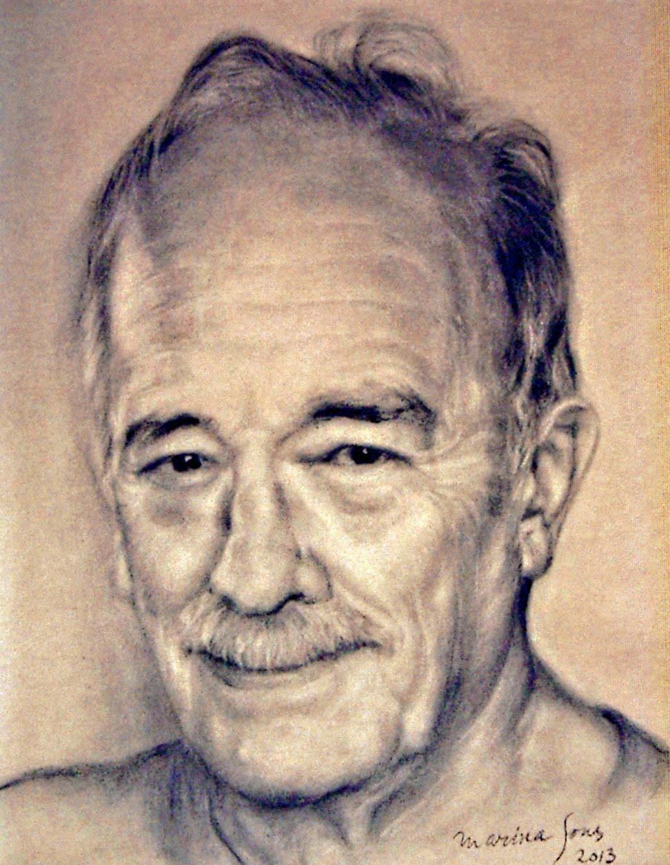 Lápiz carbón, 70x50 cm. Colección privada.