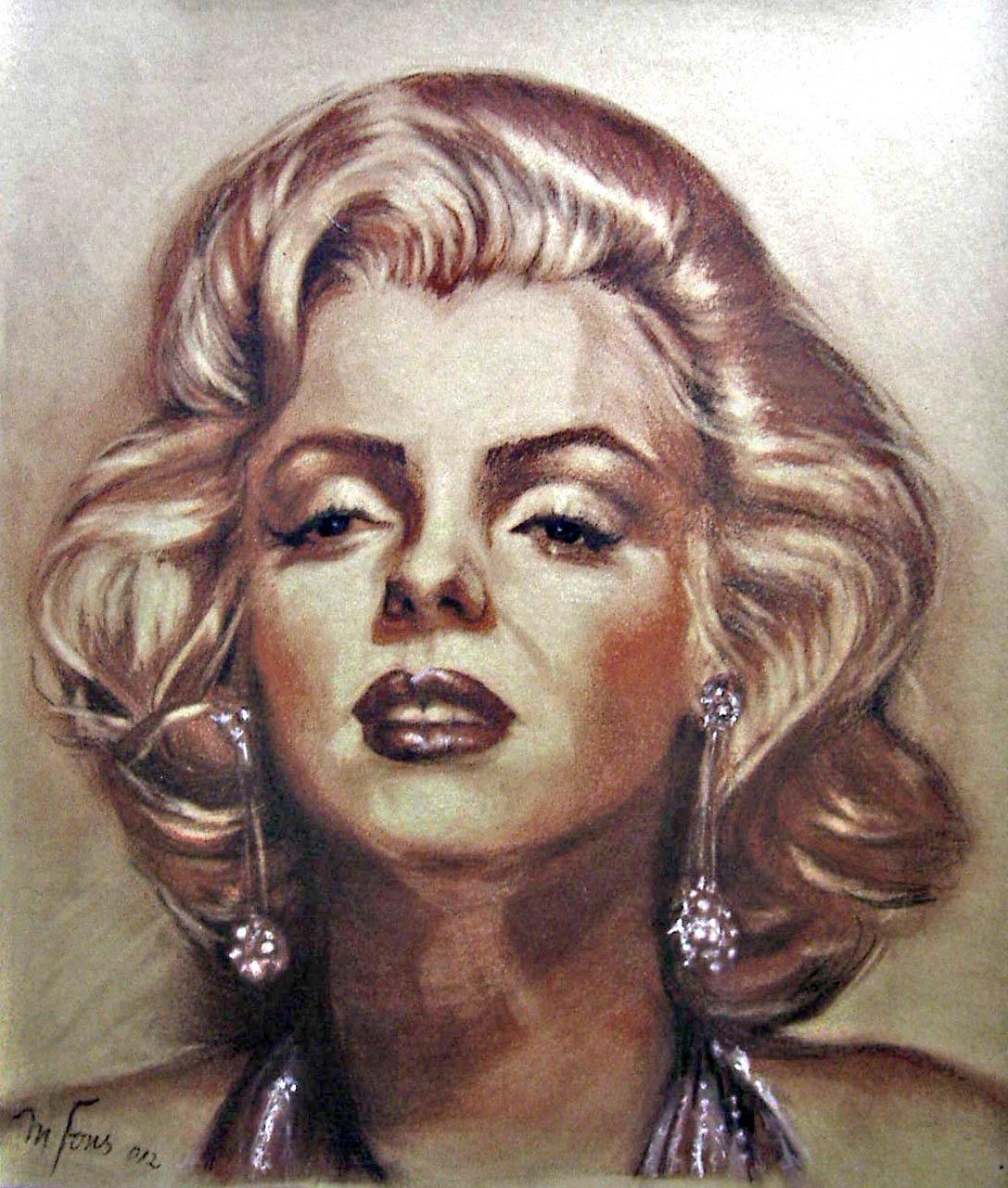 Sanguina y lápiz carbón, 60x40 cm.