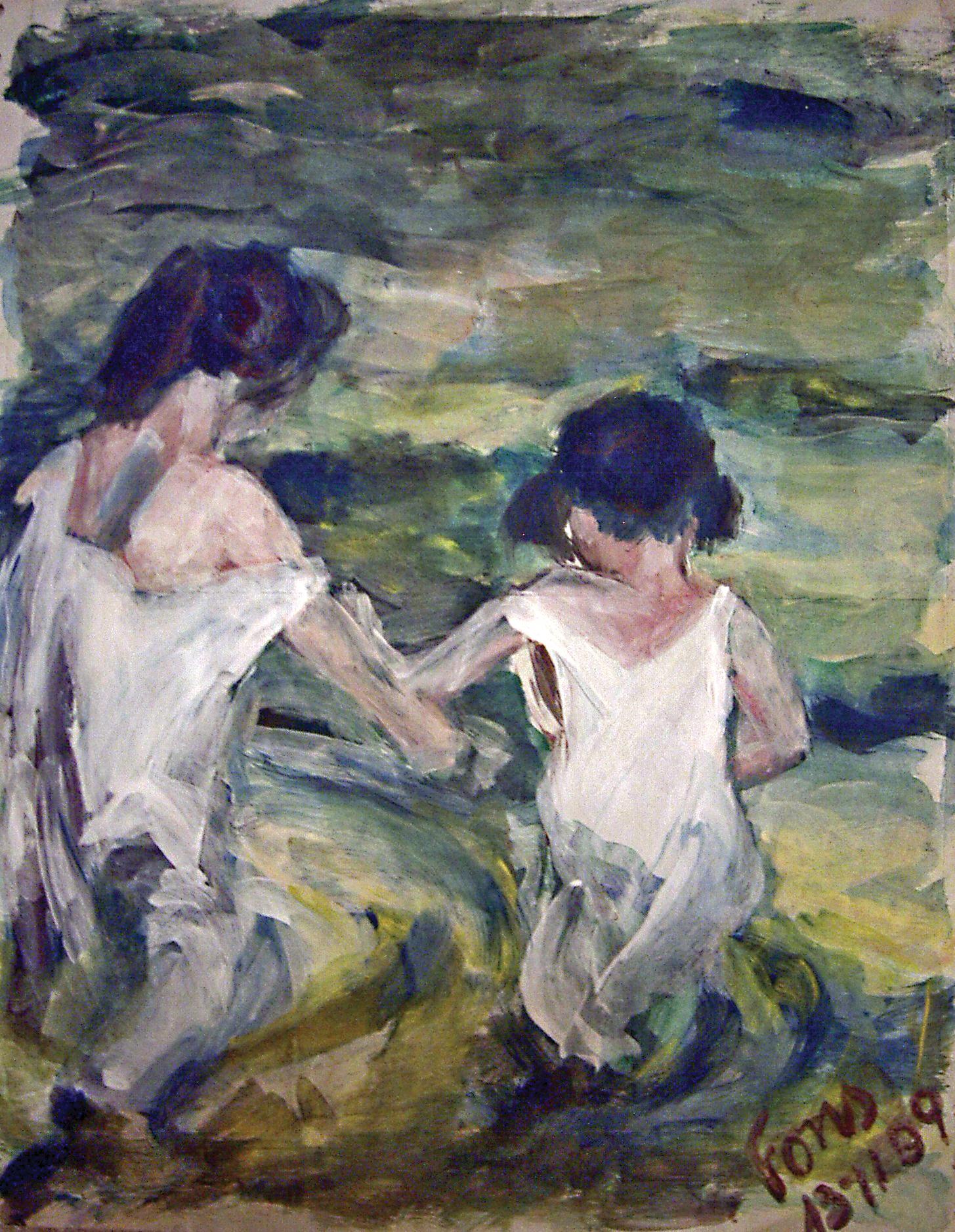 Aguada de témpera, 29x22cm. Colección privada.