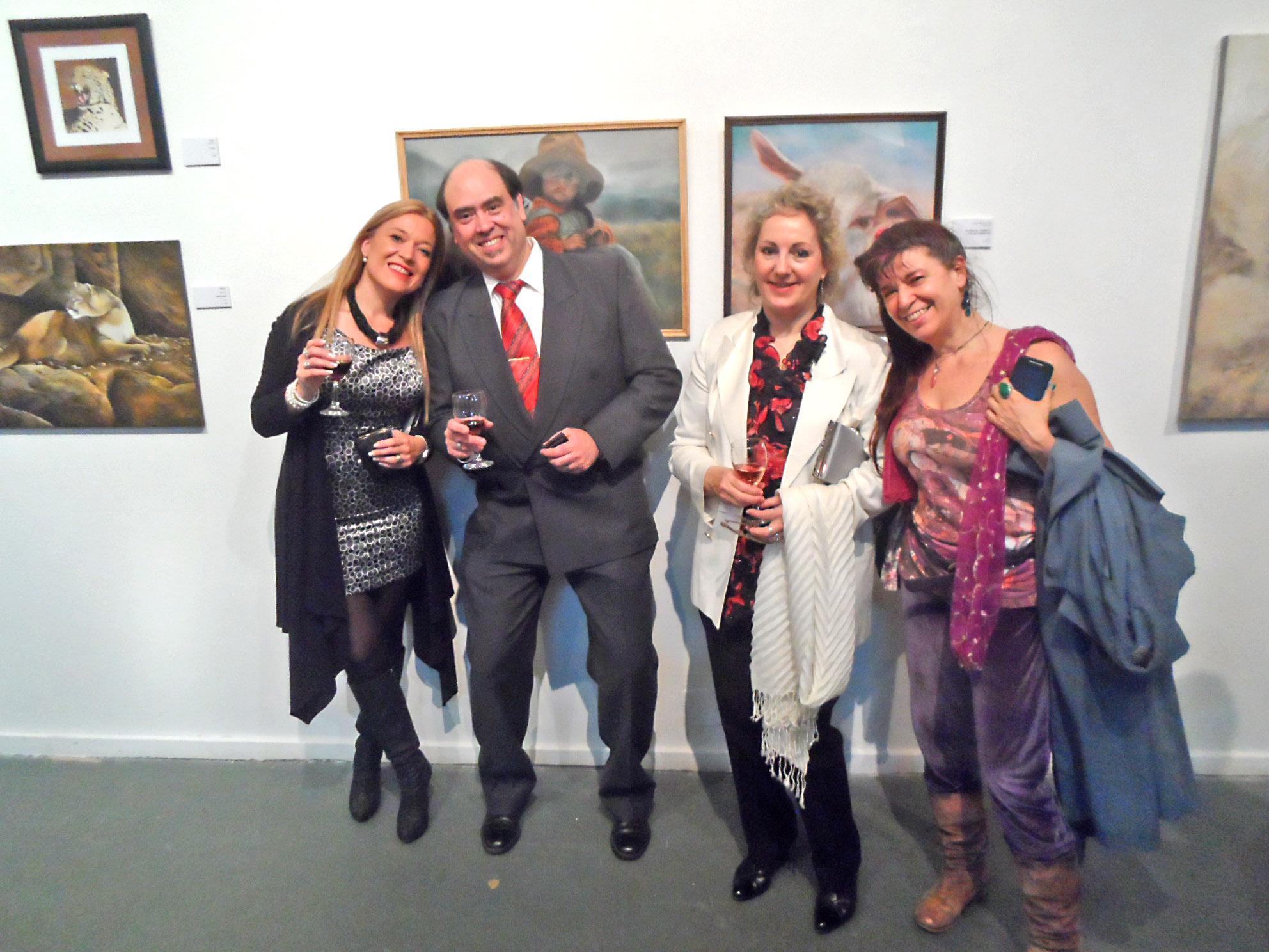 Verónica, Anibal, Marina y Bea