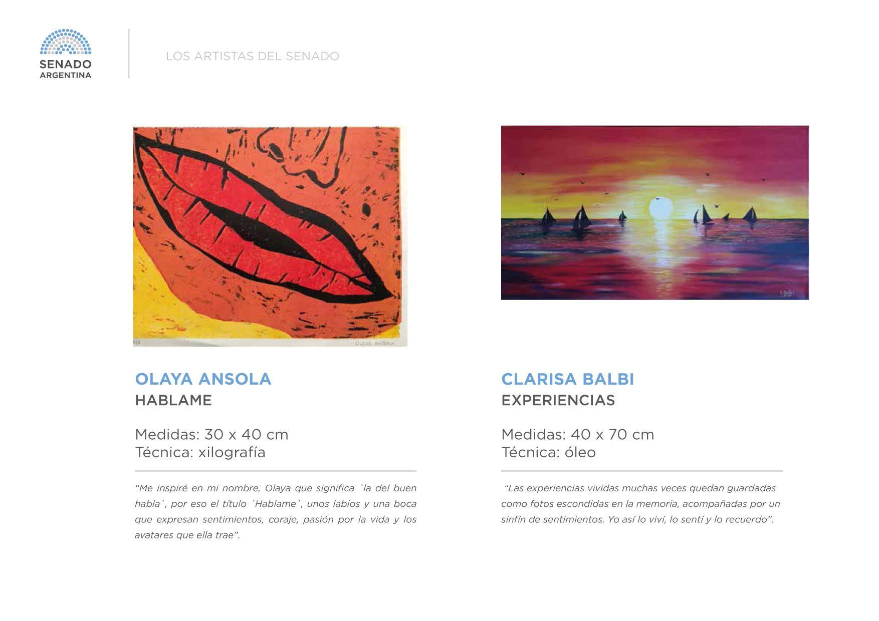 Brochure de la exposición.