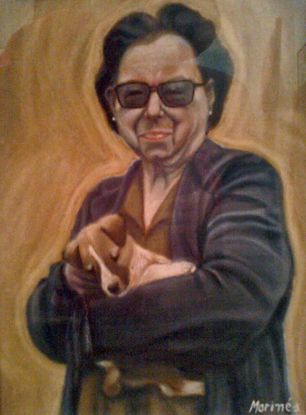 Pastel tiza, 40x30 cm. Colección privada.