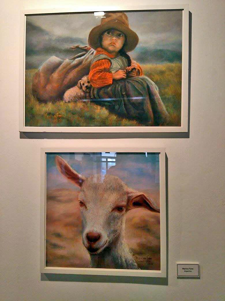 Obras expuestas por Marina Fons.