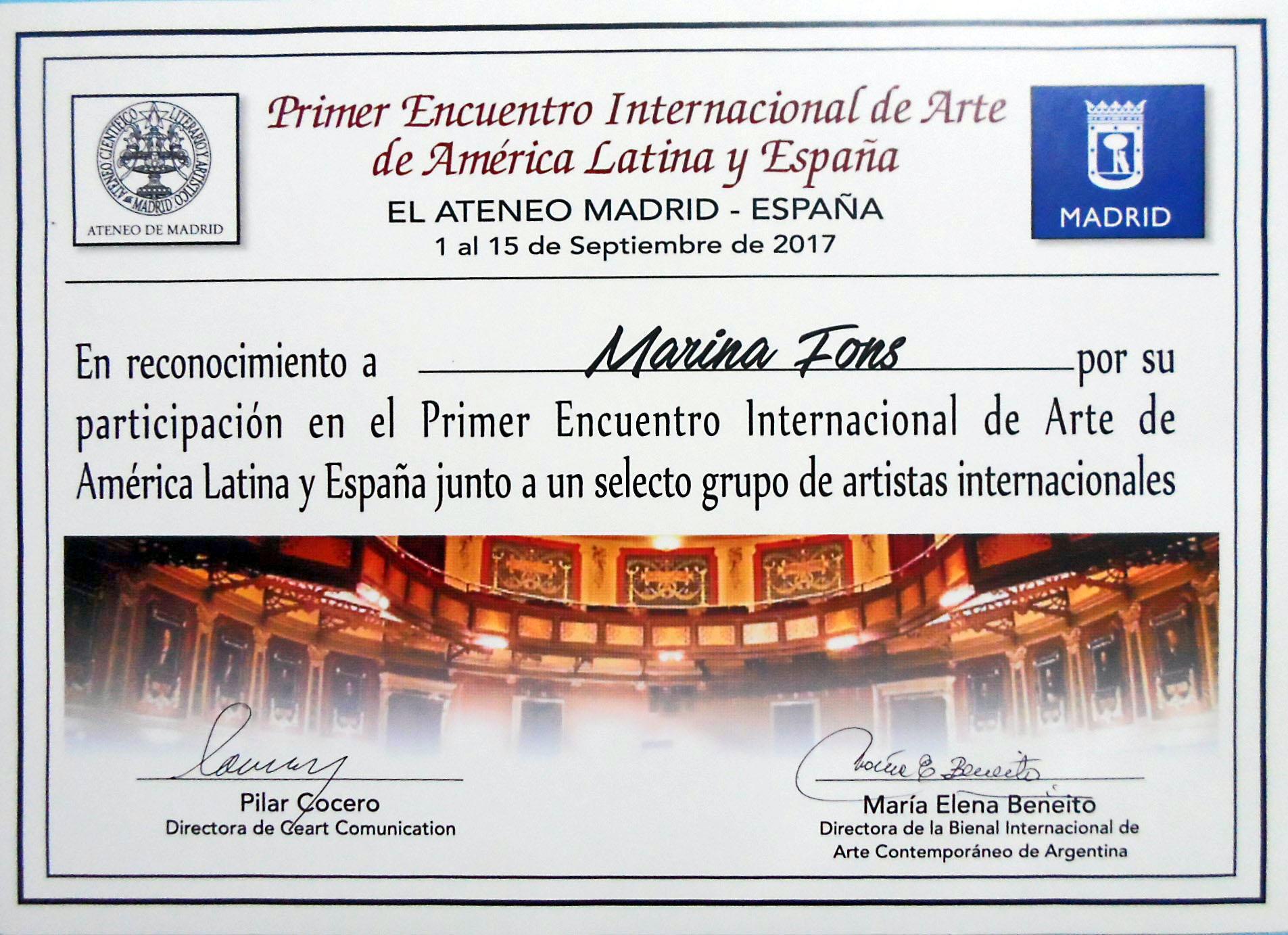 Reconocimiento por participación