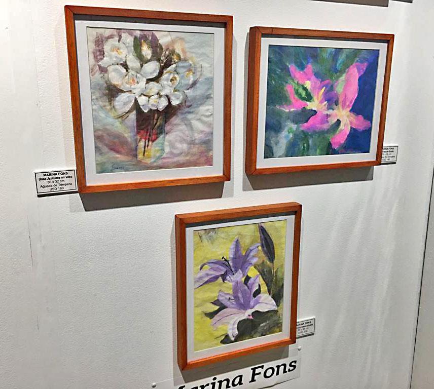 Obras expuestas por Marina Fons.