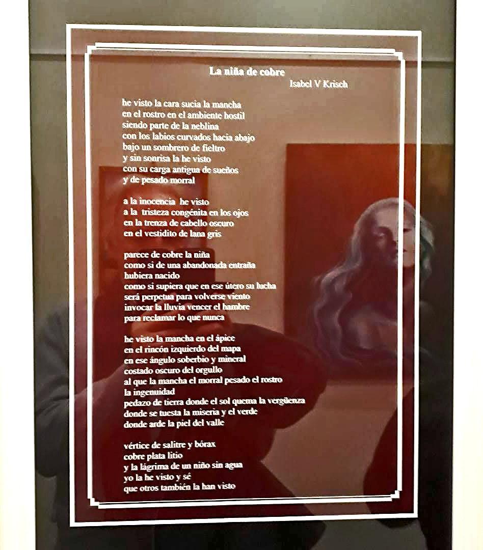 Poema "La niña de cobre" escrito por Isabel V. Krisch especialmente para esta obra.