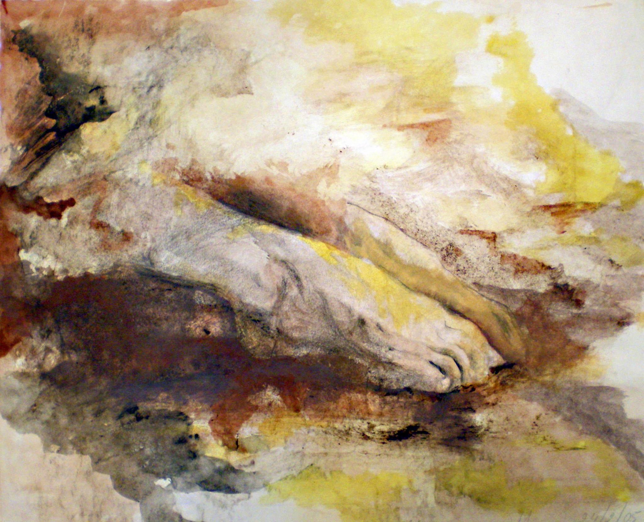 Aguada de témpera sobre papel, 26x34cm. Colección privada.