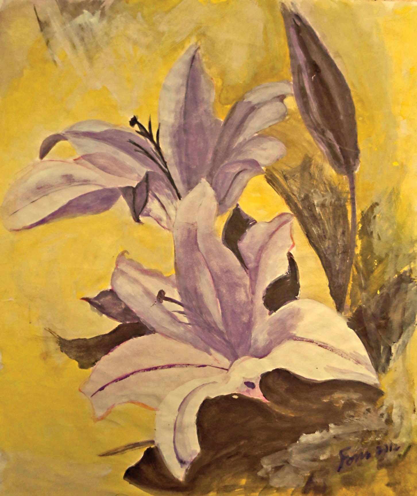Aguada de témpera sobre papel, 35x30cm