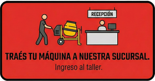 Traés tu máquina a nuestra sucursal