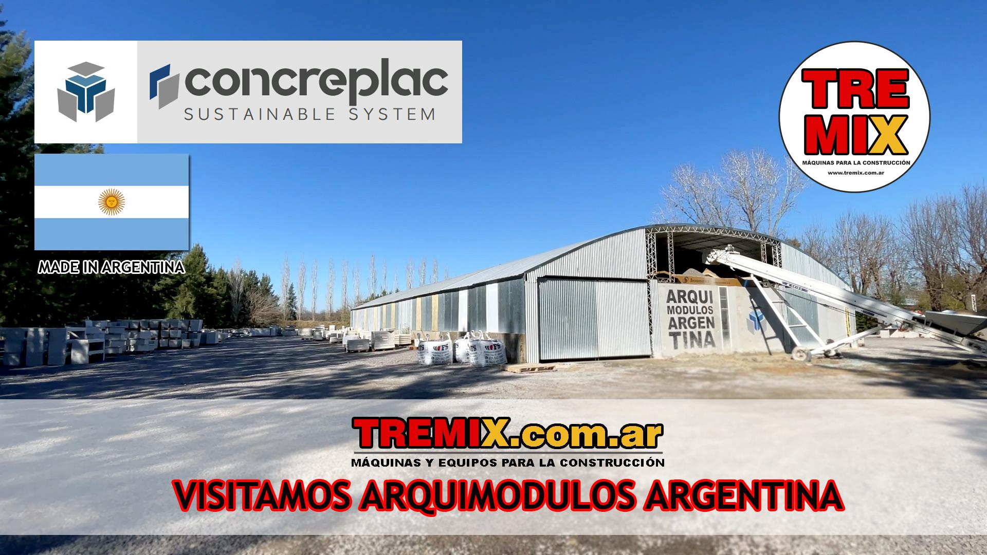 SISTEMA CONSTRUCTIVO CONCREPLAC DE ARQUIMODULOS ARGENTINA