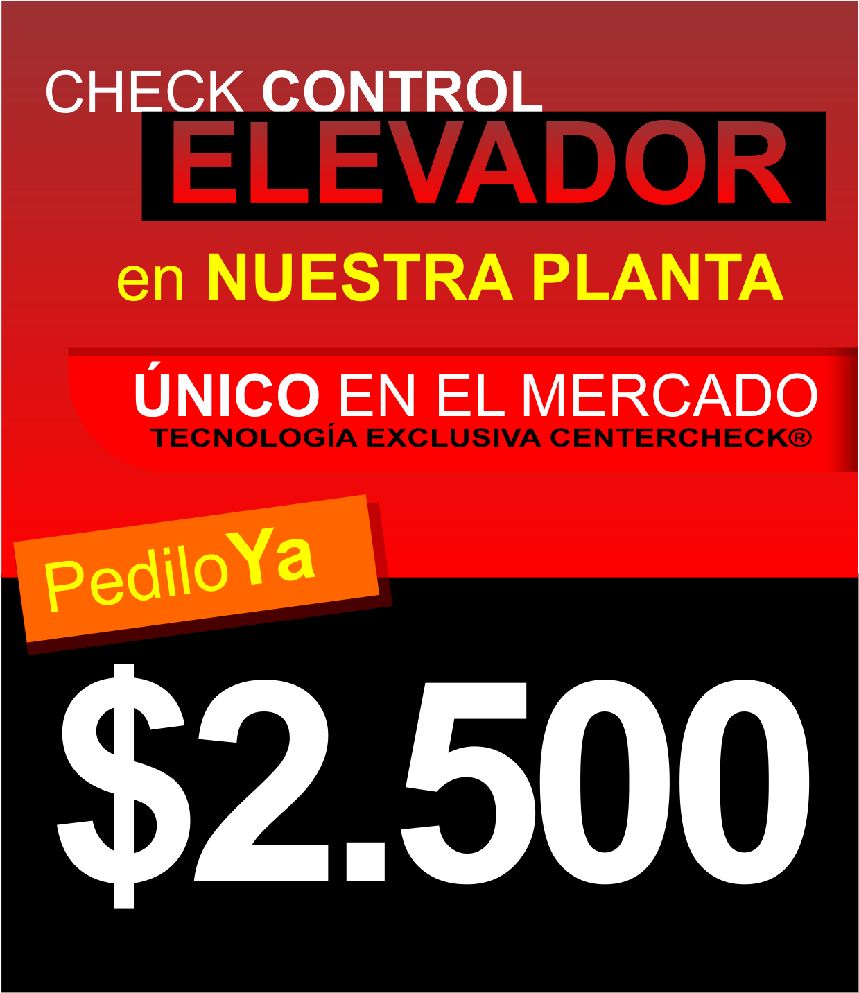 chequeo en elevador