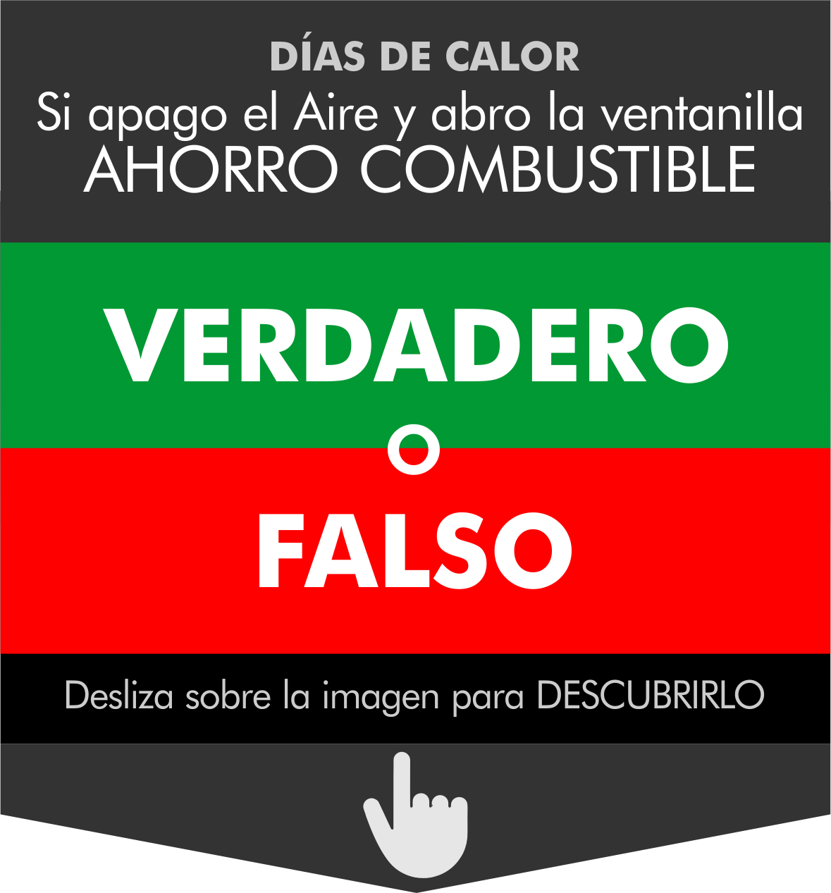 abro ventanilla para ahorrar combustible
