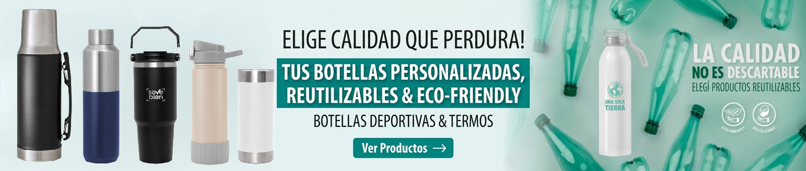 Vasos y botellas