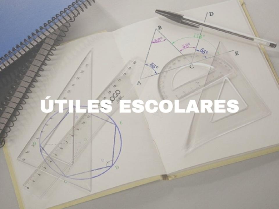 ÚTILES ESCOLARES