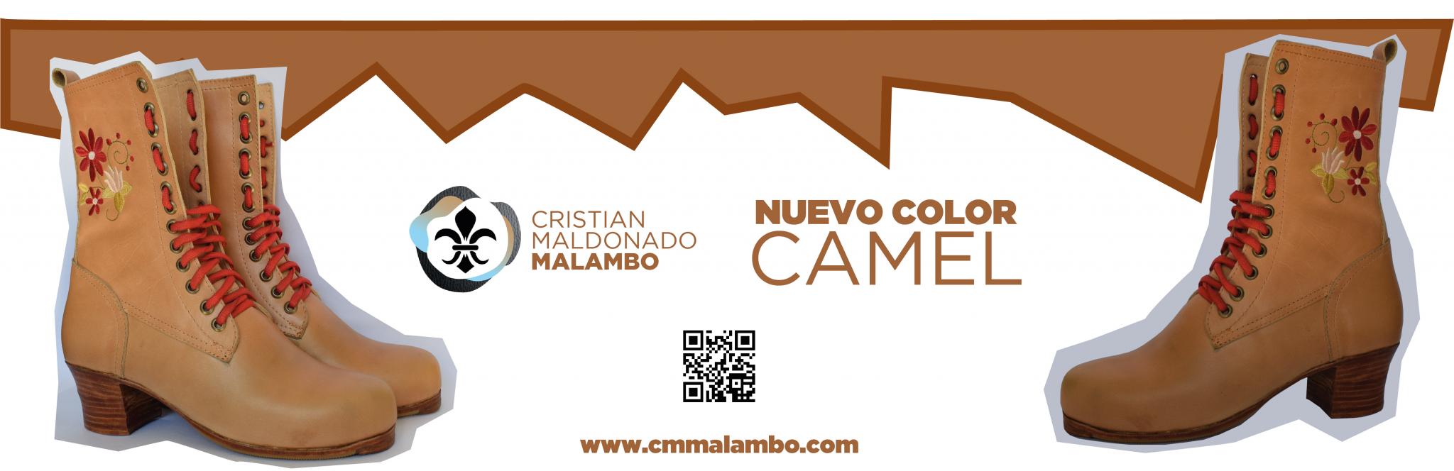 Cristian Maldonado Malambo - botas camel bordadas