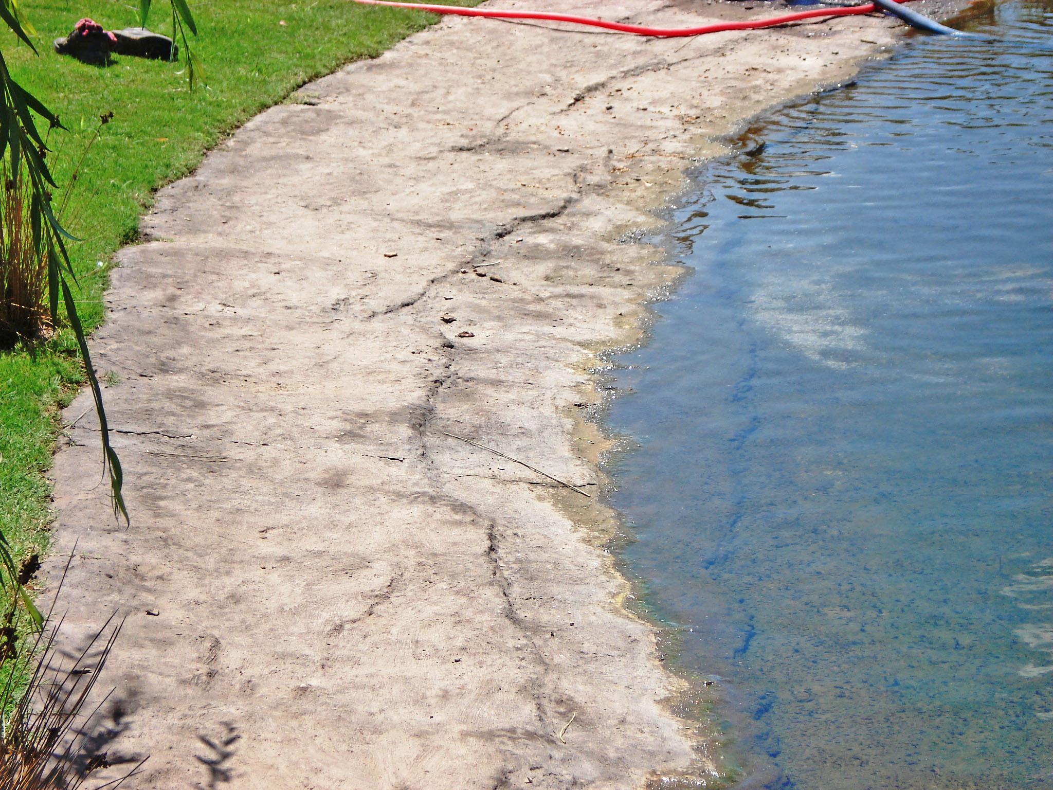 Realización de costa para isla.