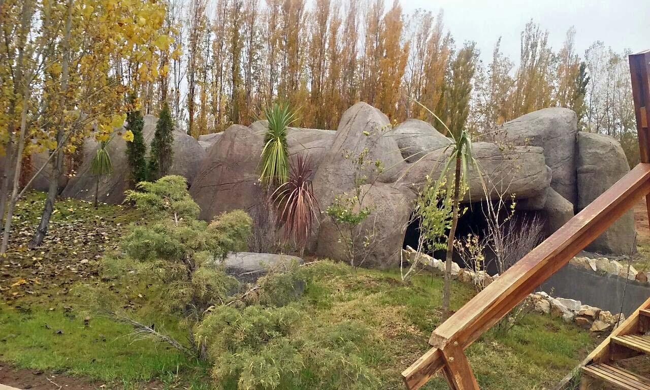 Realización de rocas artificiales.