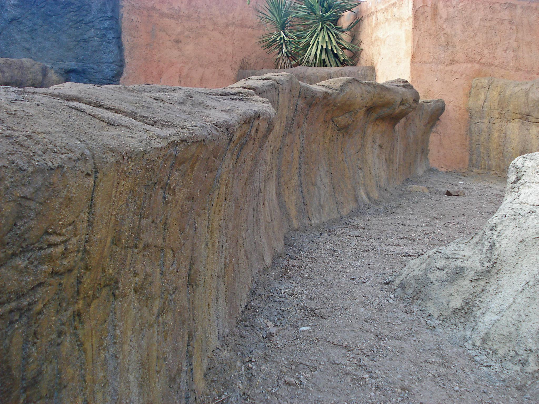 Realización de roca.