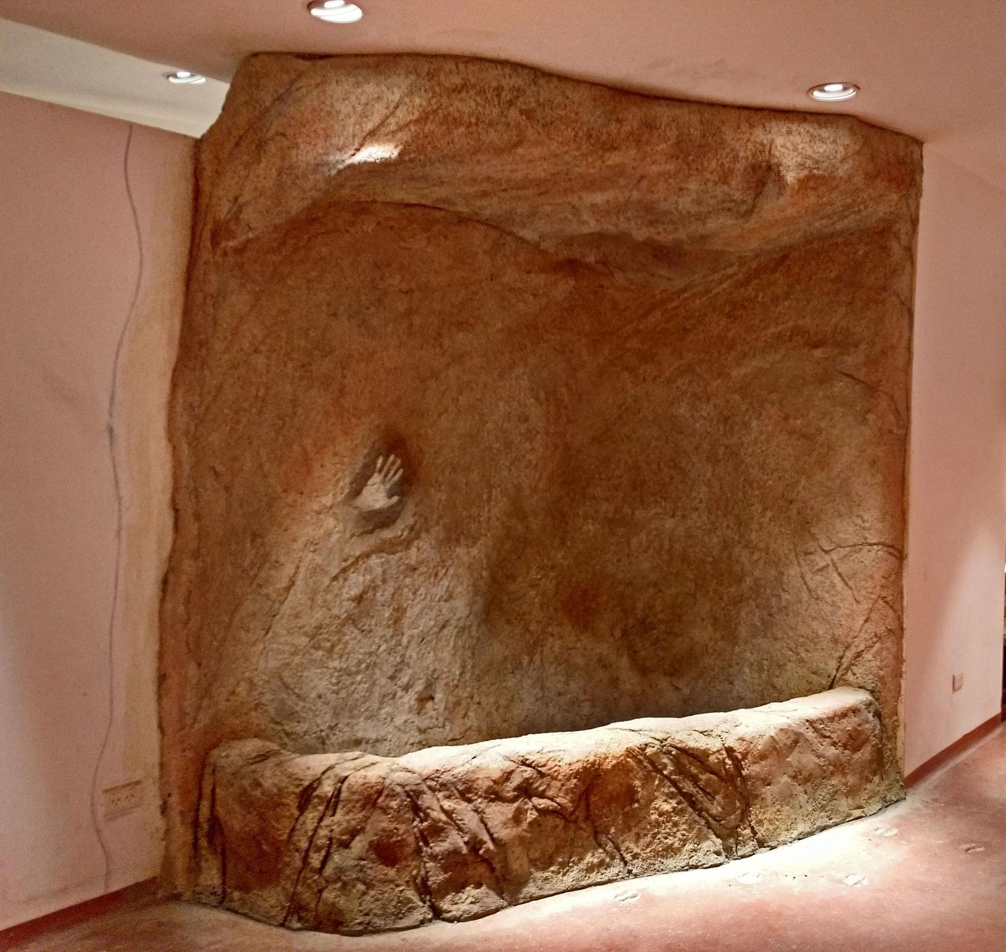Representacion de alero,sector del fuego (cueva de las Manos)