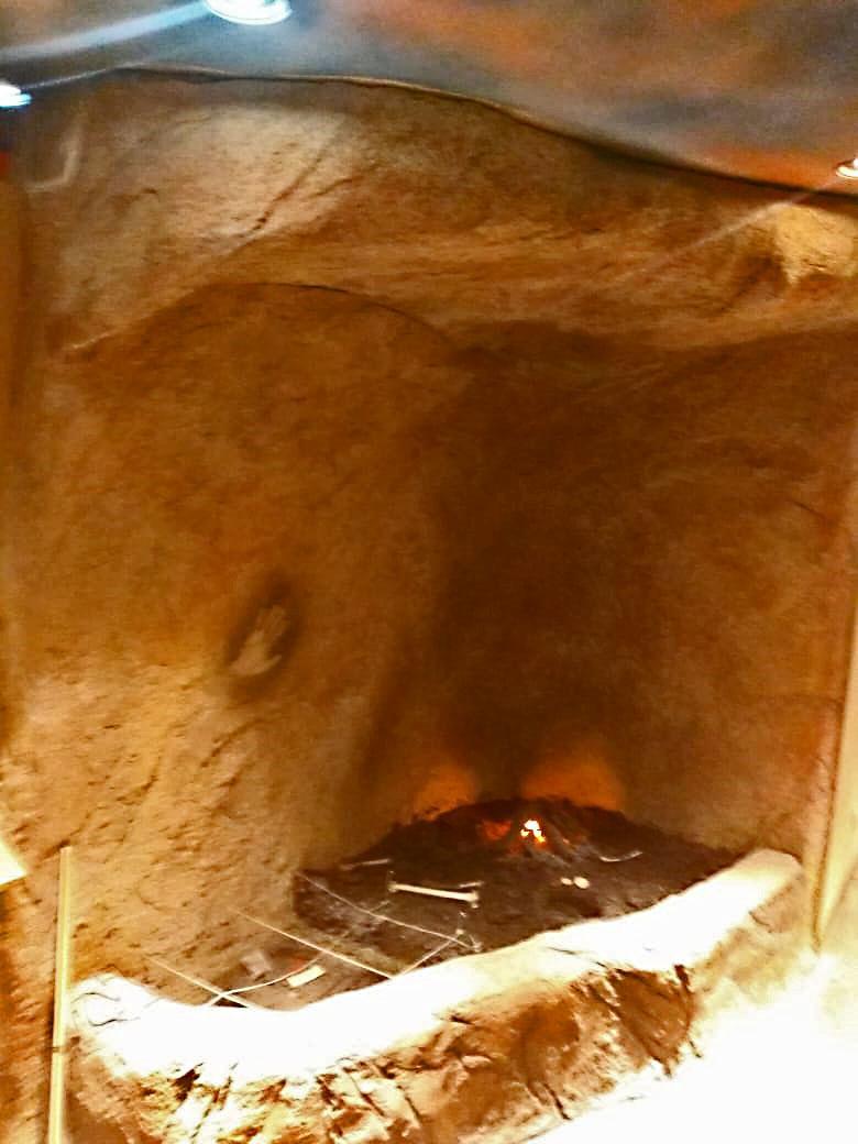 Representacion de alero,sector del fuego (cueva de las Manos)