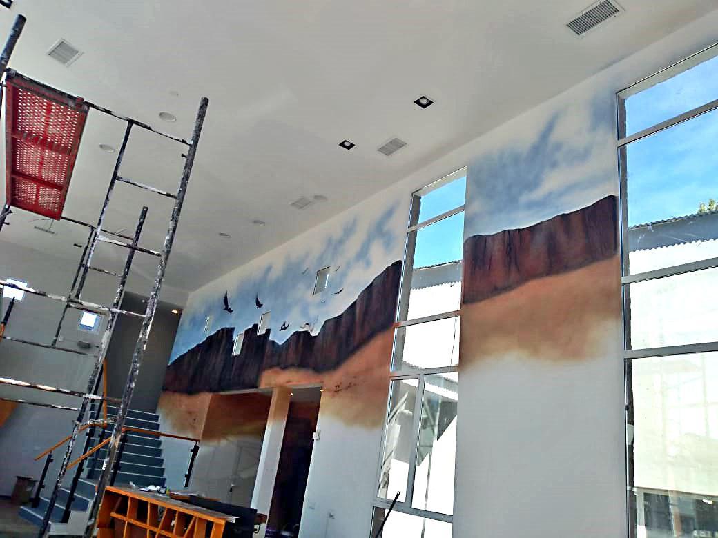 Pintura sobre paredes