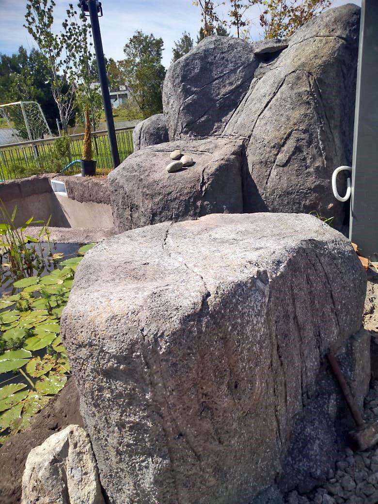 Realización de rocas y texturas