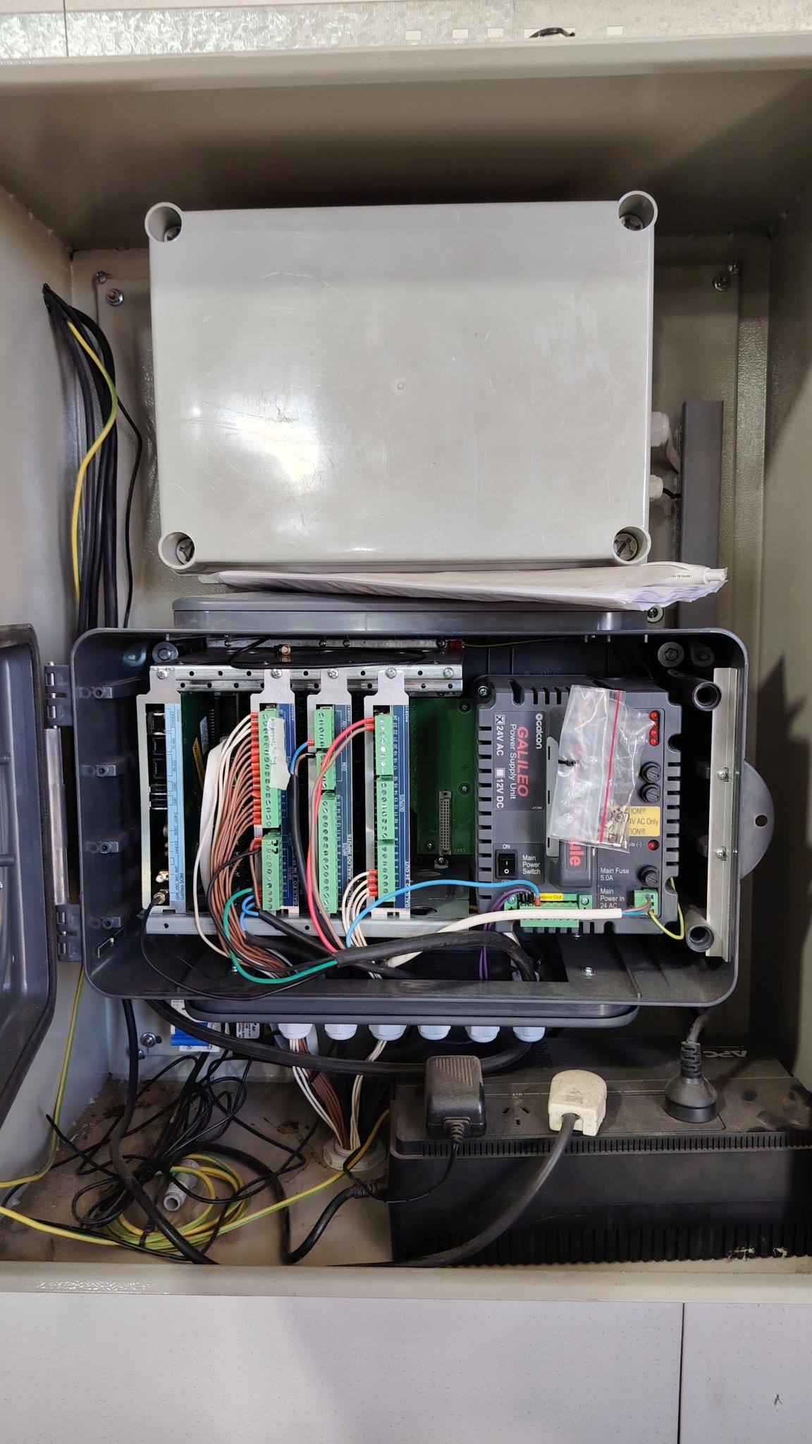 Tablero de control de zonas a regar