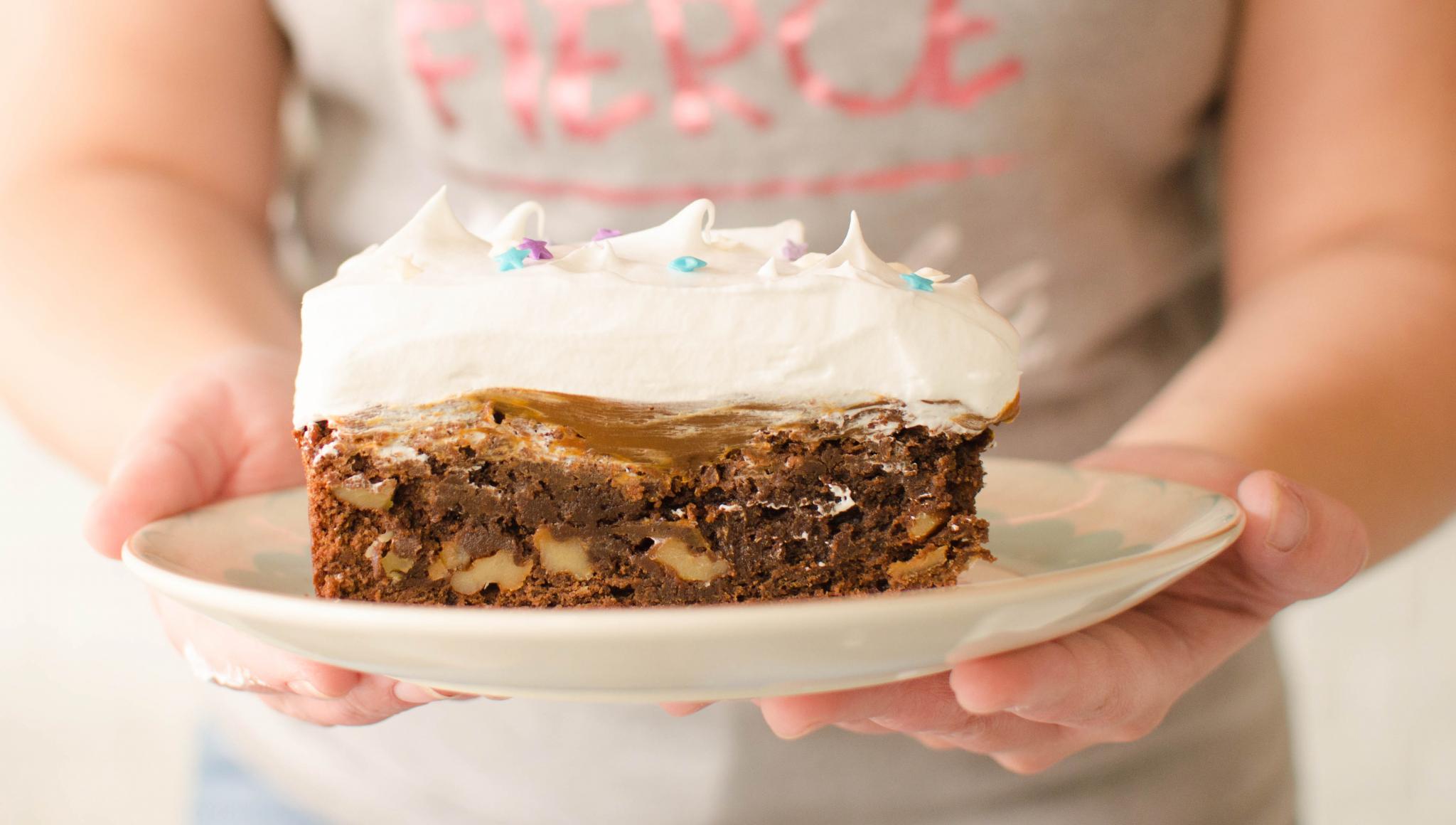 receta torta brownie