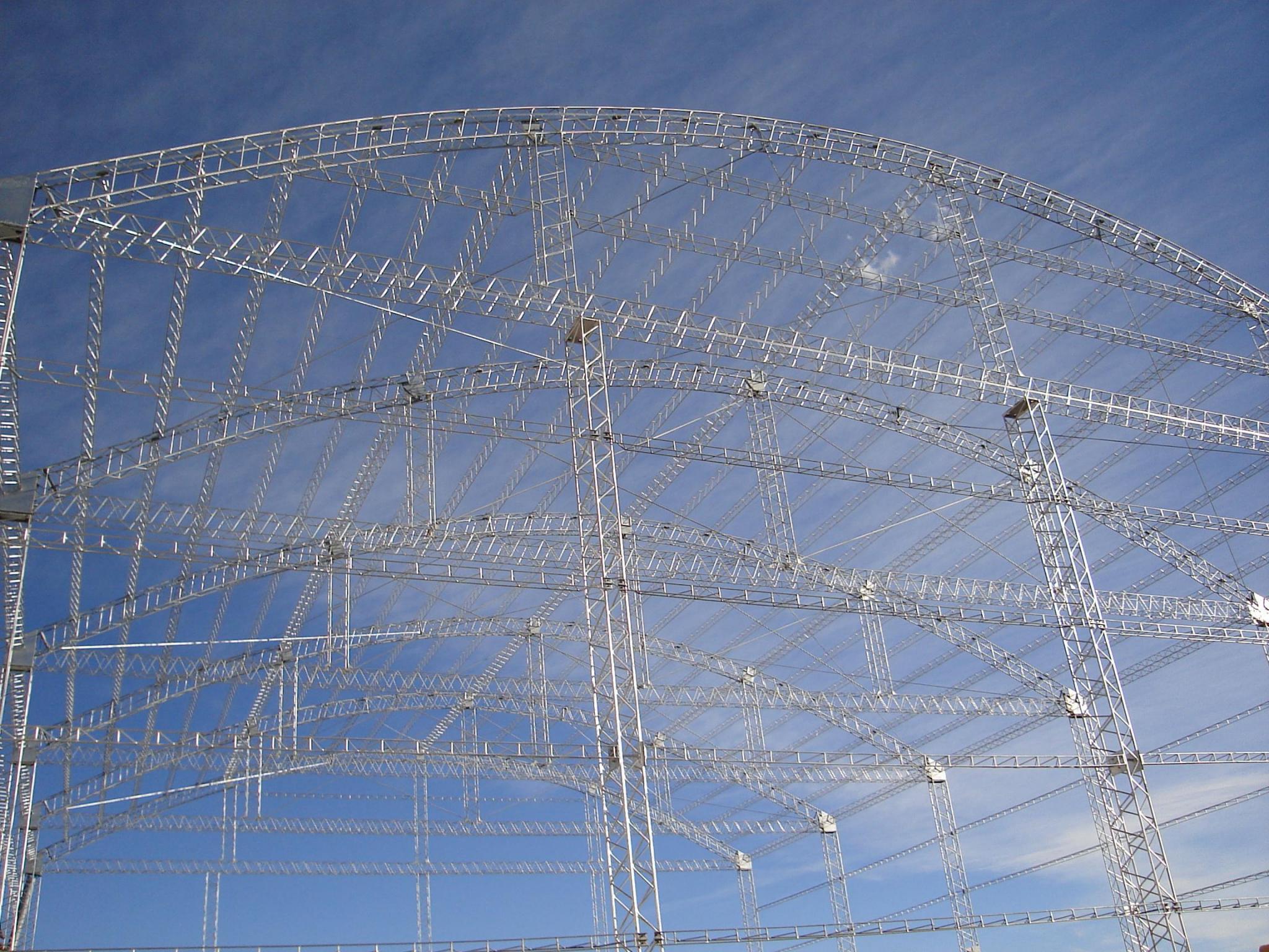 Montaje estructura filigrana tipo arco, 2008