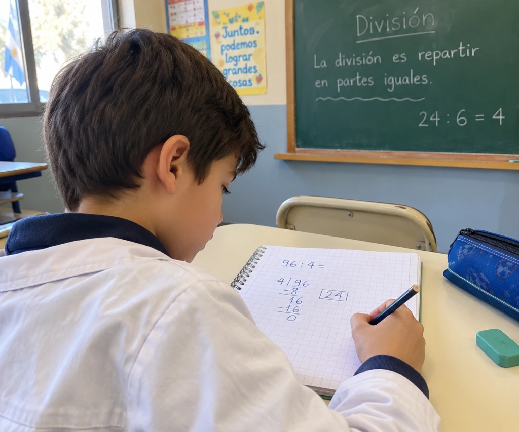 ¿Estamos enseñando a dividir o a repetir cómo se divide?