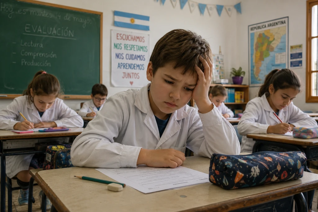 Evaluaciones en la escuela primaria: cómo acompañar las emociones de los niños antes de un examen