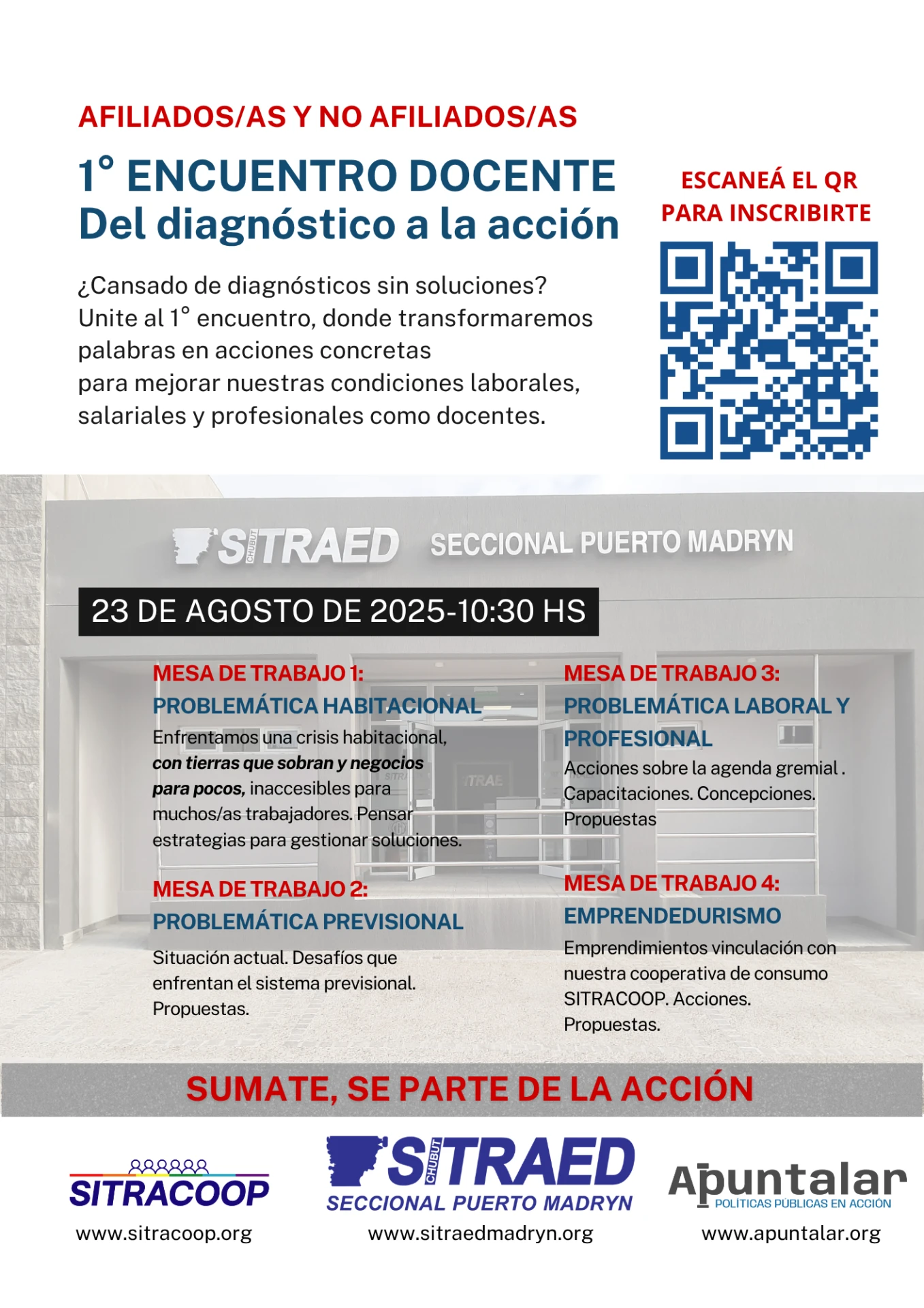 1° ENCUENTRO DOCENTE Del diagnóstico a la acción