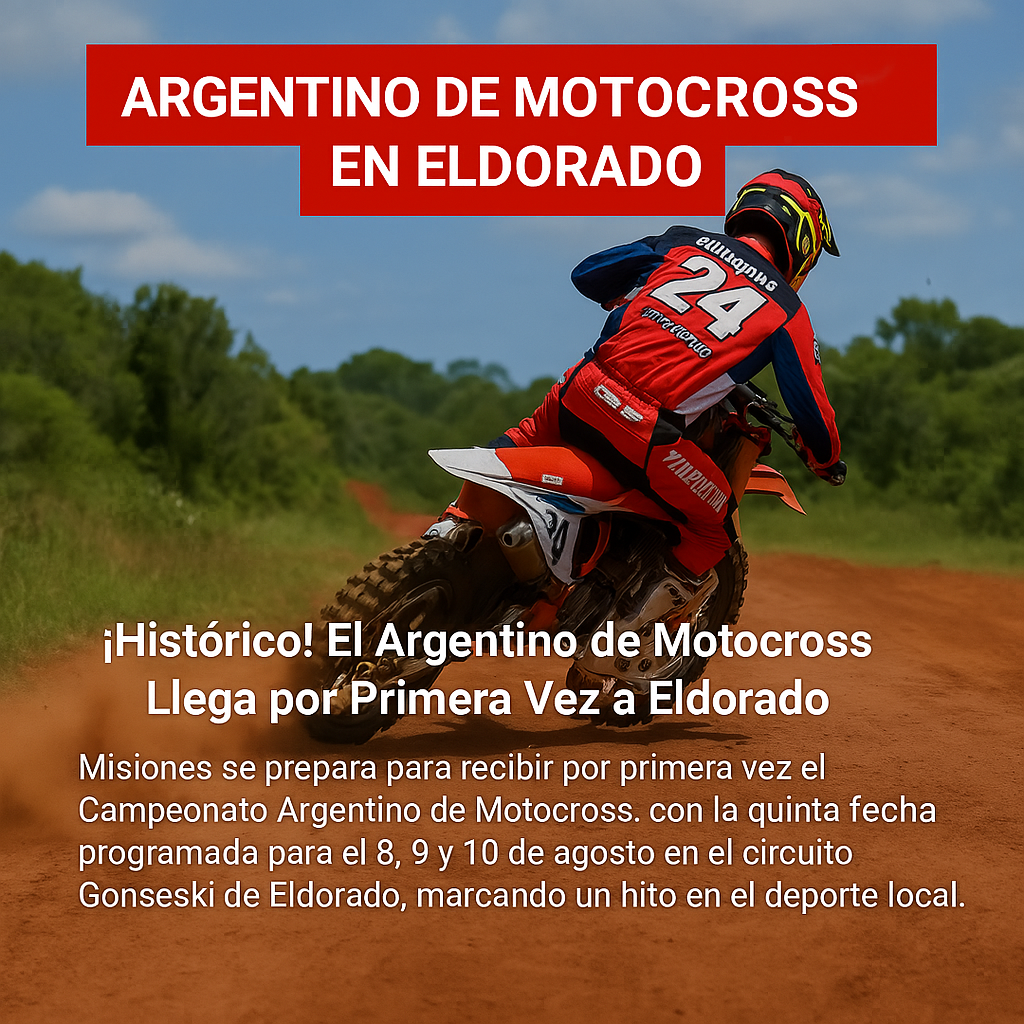 🏍️ ¡Histórico! El Argentino de Motocross Llega por Primera Vez a Eldorado 🏁