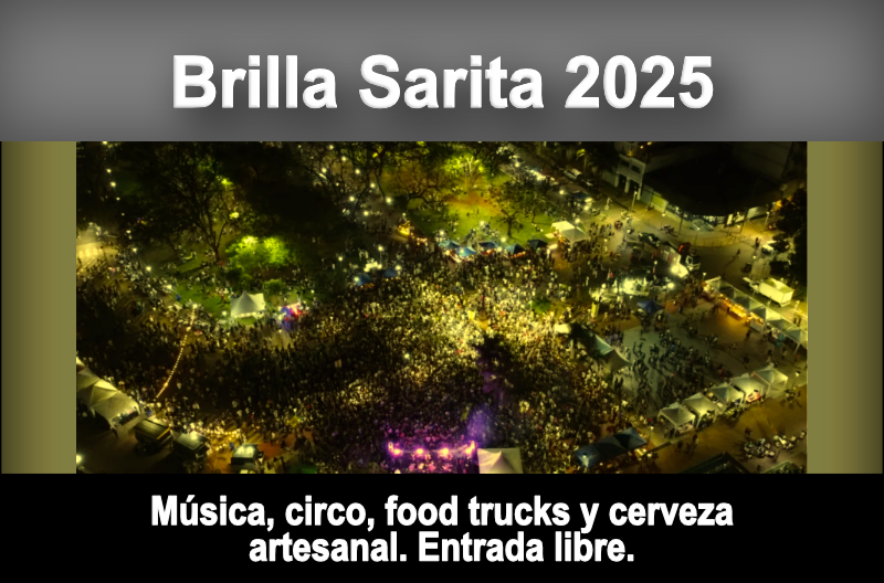 🎪🍔 Brilla Sarita 2025: +25 mil personas, circo, música y sabores en el Parque Paraguayo