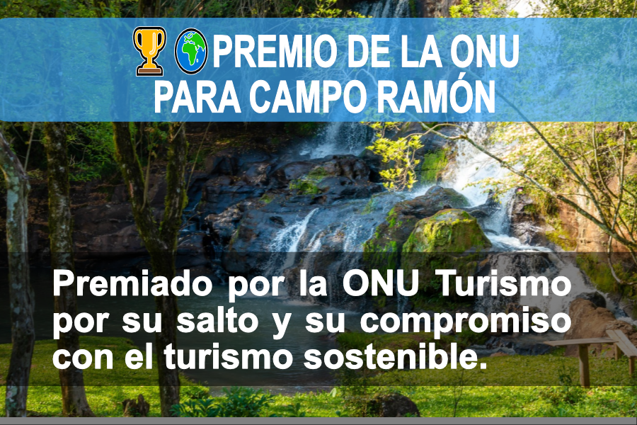🌊🌿 Campo Ramón: el pueblo misionero premiado por la ONU Turismo por su salto y su compromiso con lo sostenible