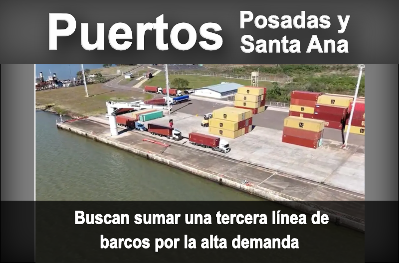 🚢 El puerto de Posadas superó su capacidad: buscan sumar una tercera línea de barcos por la alta demanda