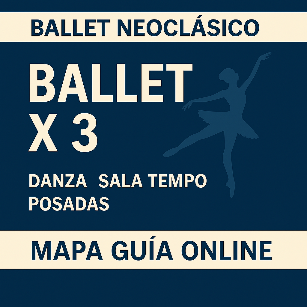 🎭 BALLET X 3: Romanticismo, aventura y tango en una sola noche