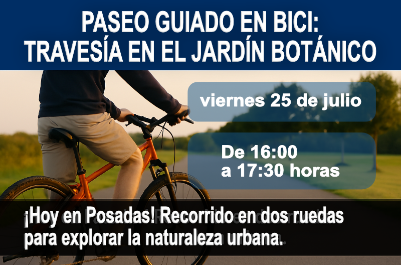 🚲 ¡Hoy en Posadas! Paseo Guiado en Bici: Travesía al Jardín Botánico 🌳