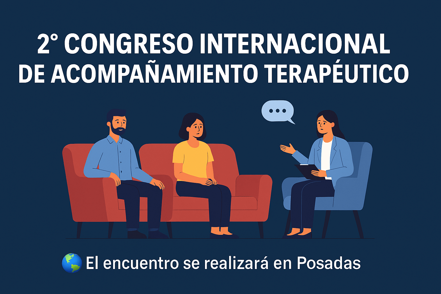 🌍 Posadas será sede del 2° Congreso Internacional de Acompañamiento Terapéutico